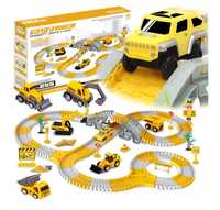 Zabawka 3+ dla dziecka tor wyścigowy budowy samochody