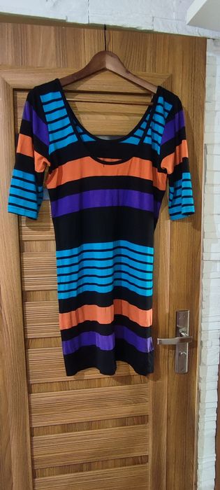 Fajna kolorowa tunika rozm M-L