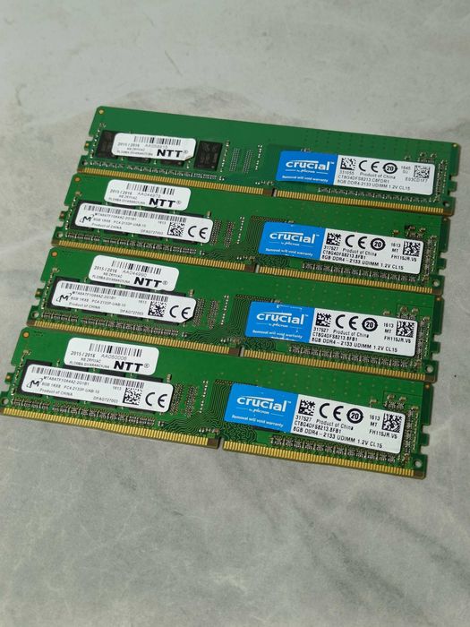 Оперативна память CRUCIAL Micron DDR4 8GB 16GB 2133MHz РОБОЧОМУ стані