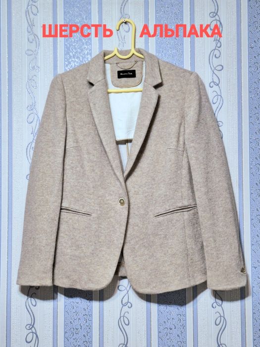 Шерстяной пиджак MASSIMO DUTTI