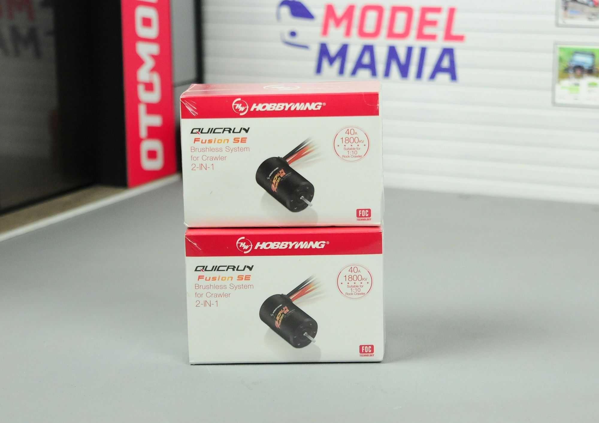 Combo do modeli trial Hobbywing Quicrun Fusion SE Rock Crawler 1800kV