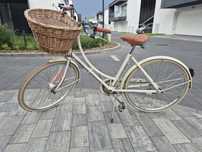 Rower miejski damski Pashley Britannia, siodeło Brooks, holenderka z