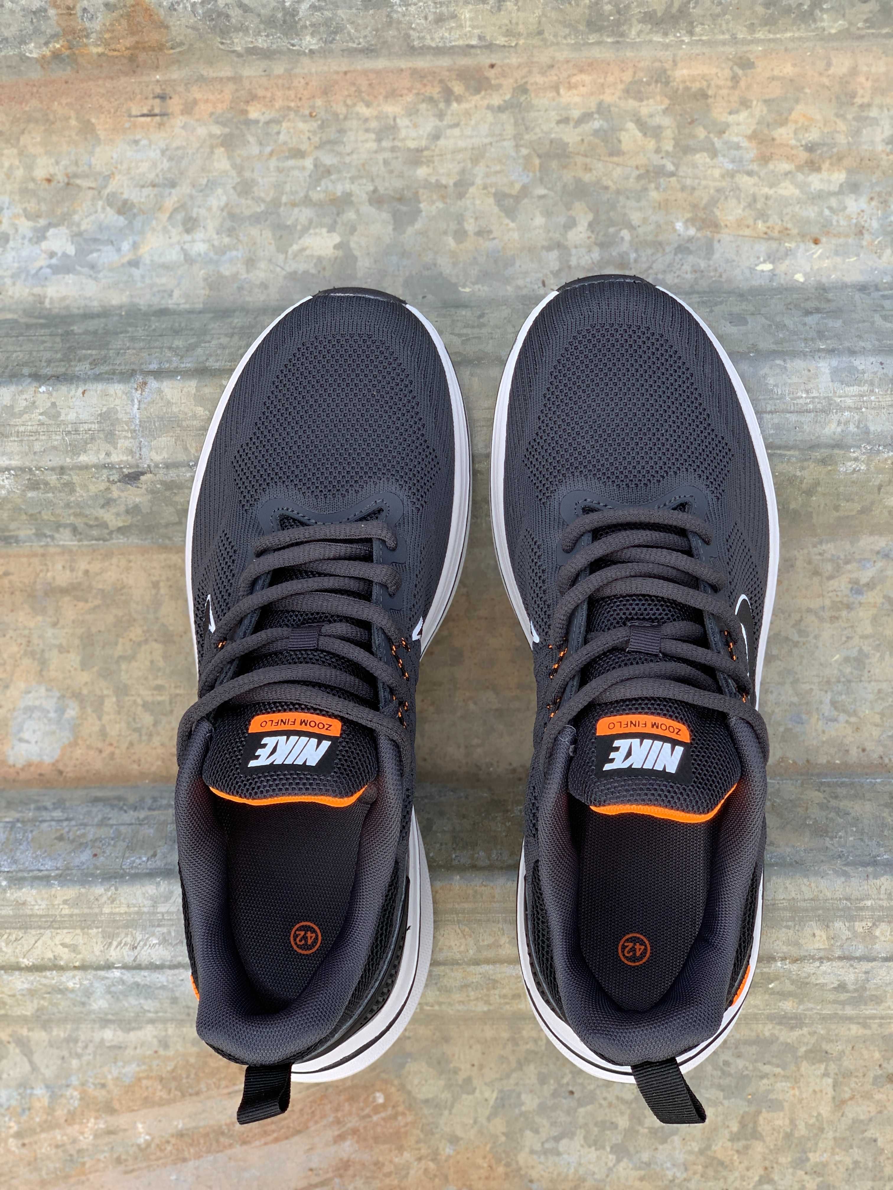 Мужские кроссовки Nike Zoom Winflo (40-45) черные-белые