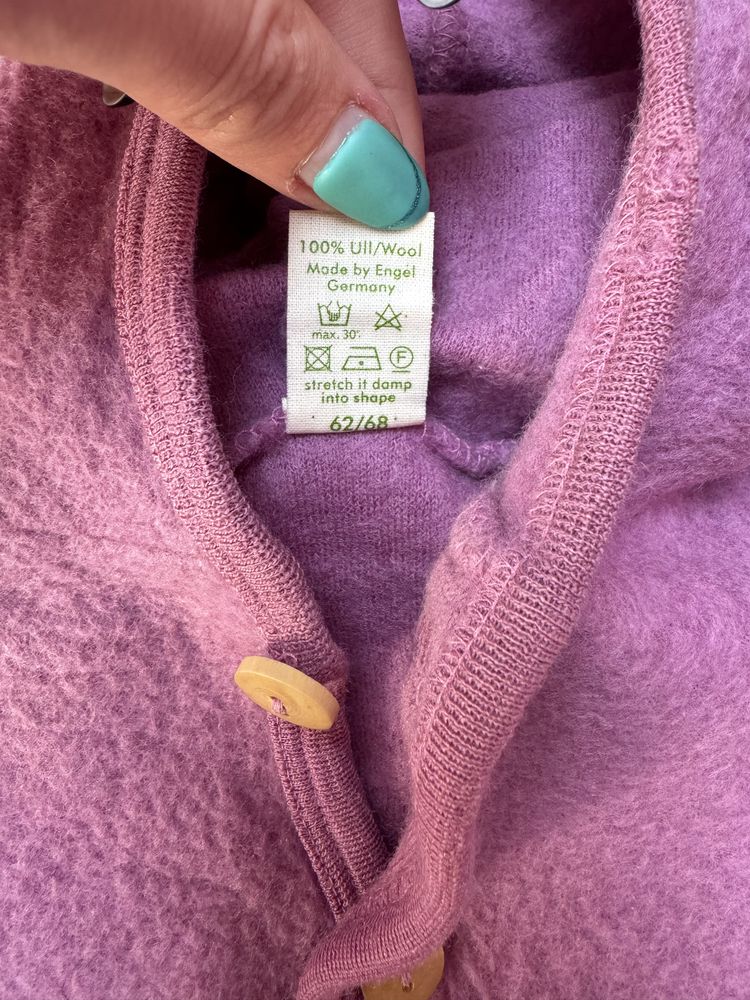 Kombinezon pajac pajacyk Nostebarn by Engel 100% wool wełna wełniany