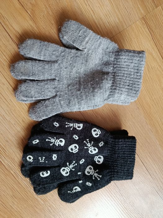 Rękawiczki chłopięce 2 pary rozmiar 116/122