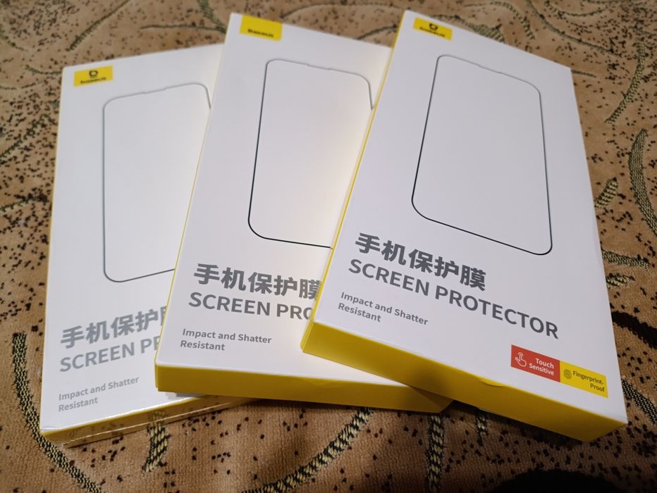 Скло Baseus Corning series IPhone 15 pro, 15 pro max, 13/13 pro/14