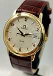 Złota 18k Omega Prestige - Rzadka tarcza. Polska dystrybucja .