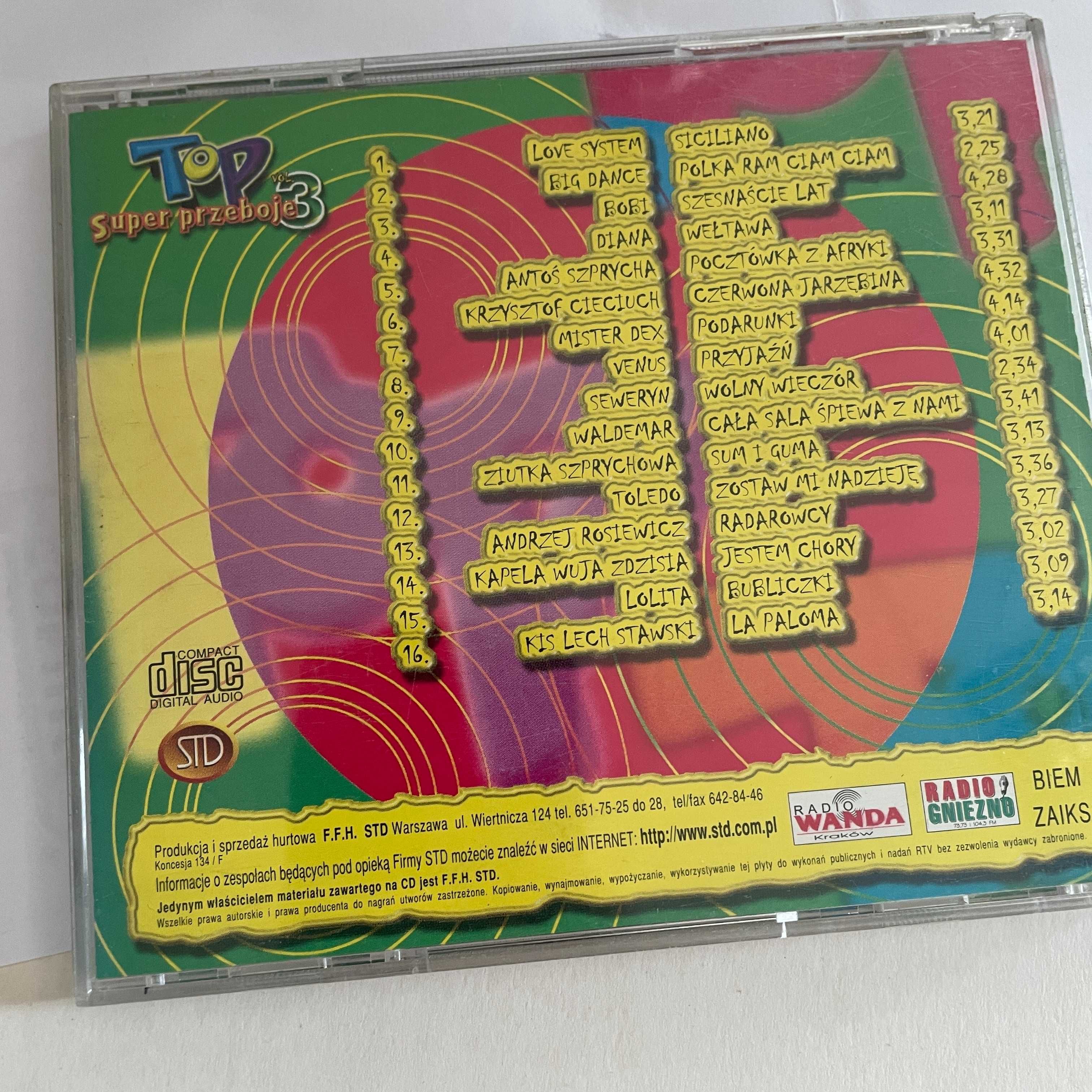 Top Super przeboje vol. 3 wyd. STD płyta CD I wydanie 1998r