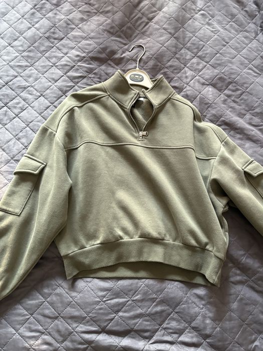 Bluza khaki - krótka