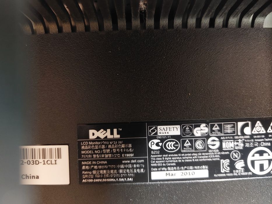 Monitor LCD 19 cali dell