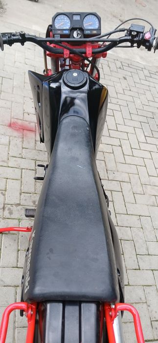 Cross 125 na duzej ramie