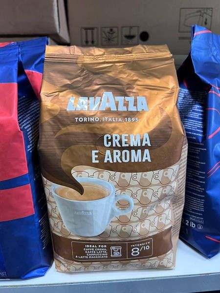 Кава Лавацца/Lavazza зерно 1кг/мелена 250г. Кофе.