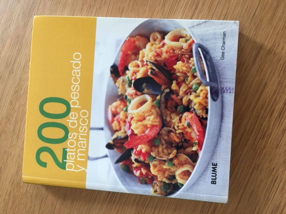 Livro em espanhol Pescado e Marisco+-250 paginas