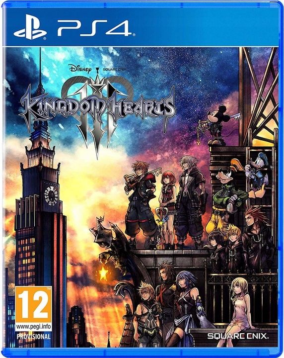 PS4 Kingdom Hearts III 3 Okładka Angielska