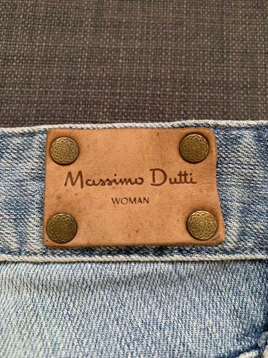 Calças de ganga azuis Massimo Dutti