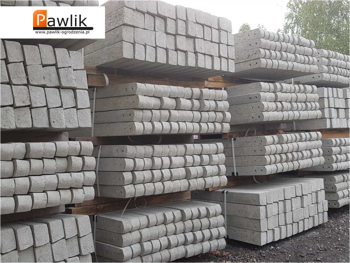 Słupek betonowy do malin | Siatka leśna  a+