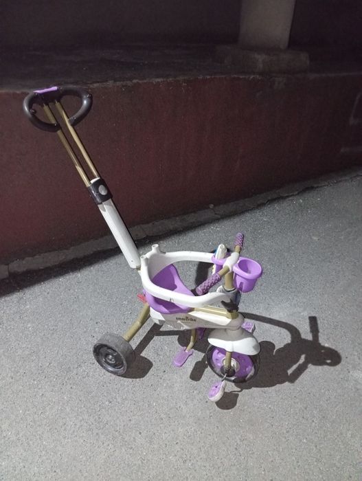 Детский 3х колёсный велосипед с родительской ручкой