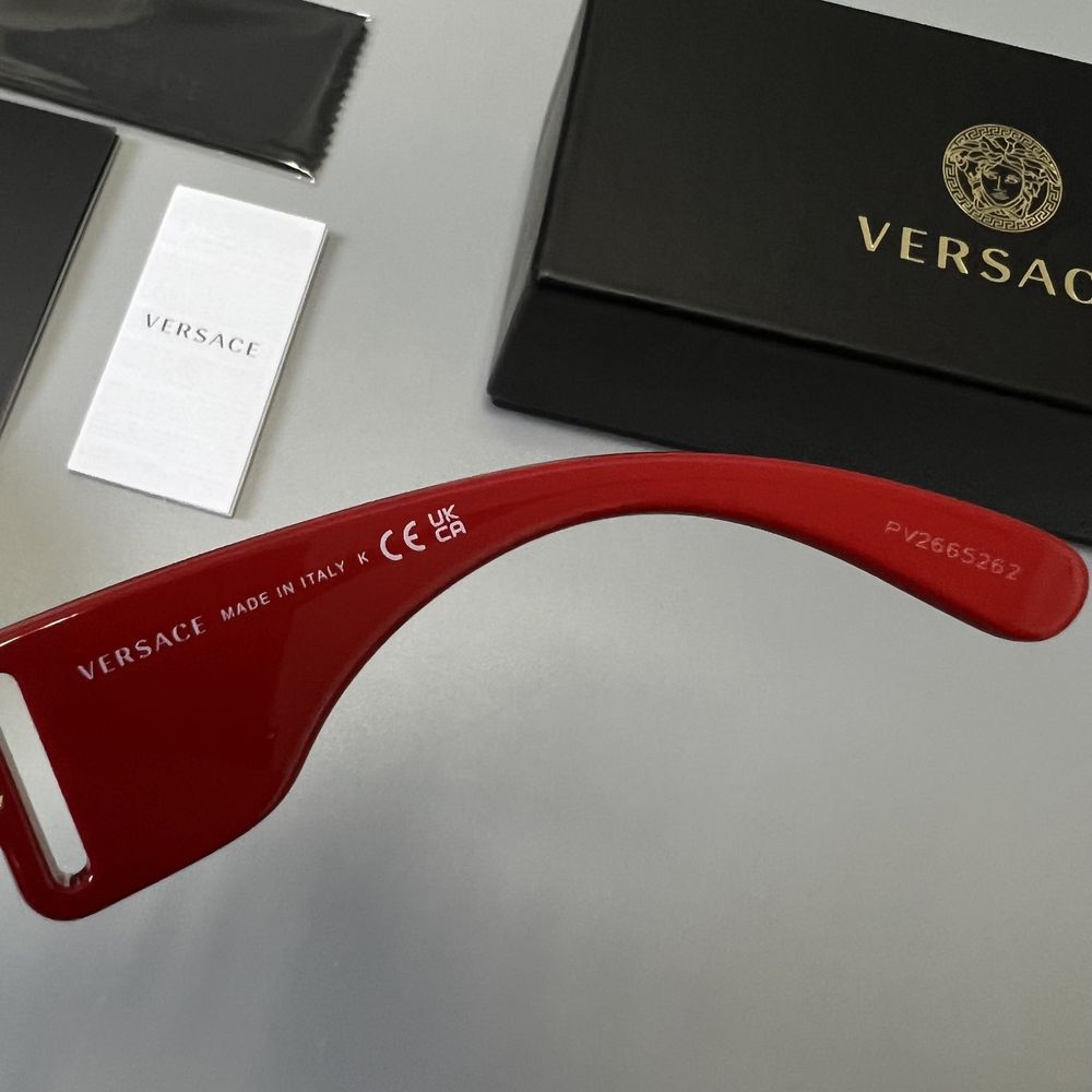 Versace MEDUSA Red оригинал новые солнцезащитные очки (NEW)