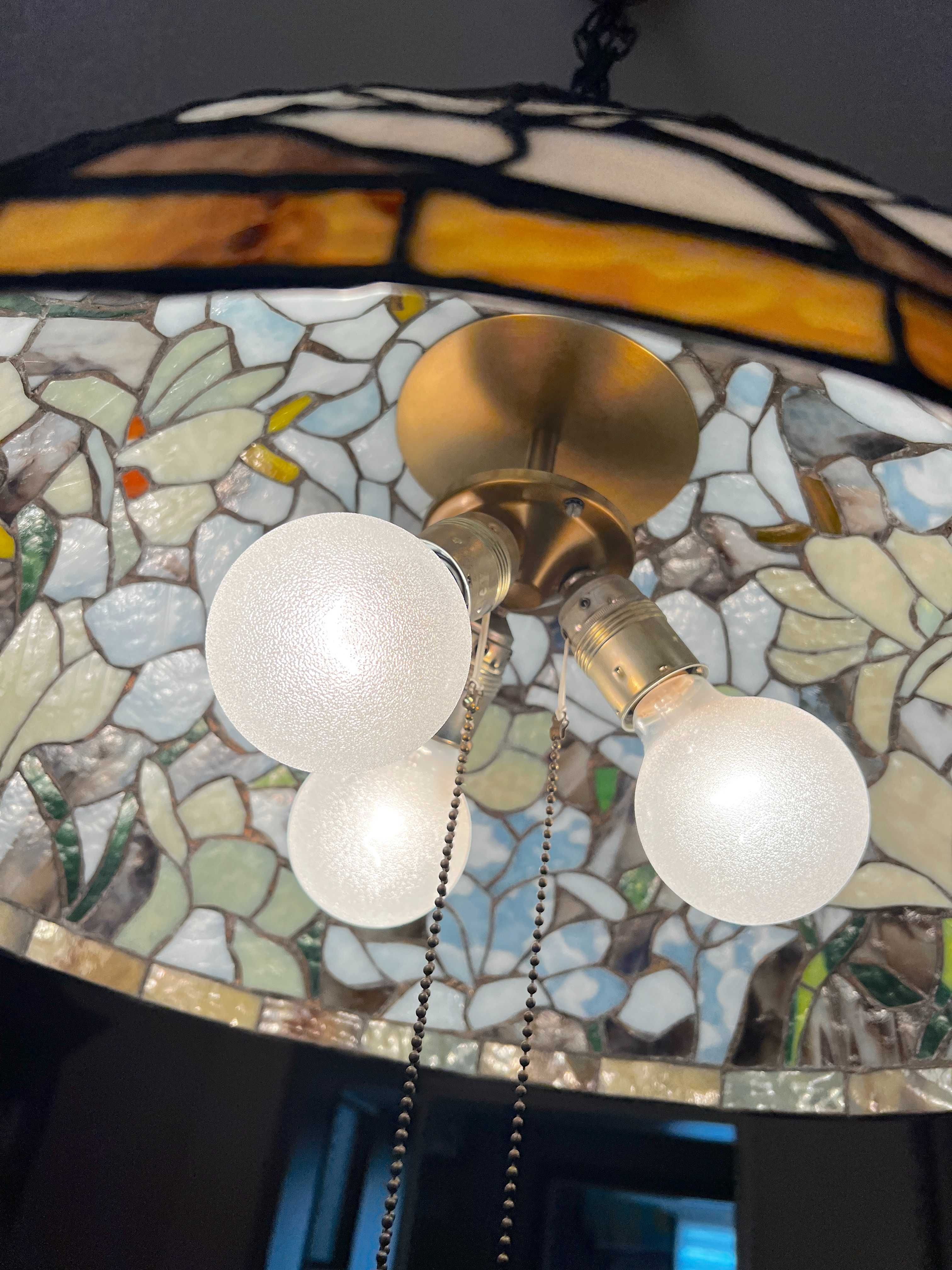 Żyrandol Lampa Wisząca - Tiffany