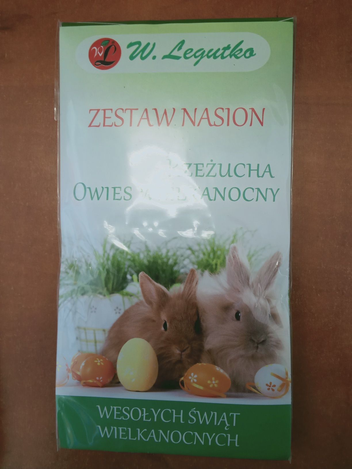 Zestaw nasion rzeżucha i owies wielkanocny Wielkanoc