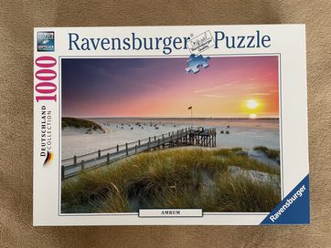 Puzzle Zachód słońca nad Amrum, Ravensburger, 1000 el.