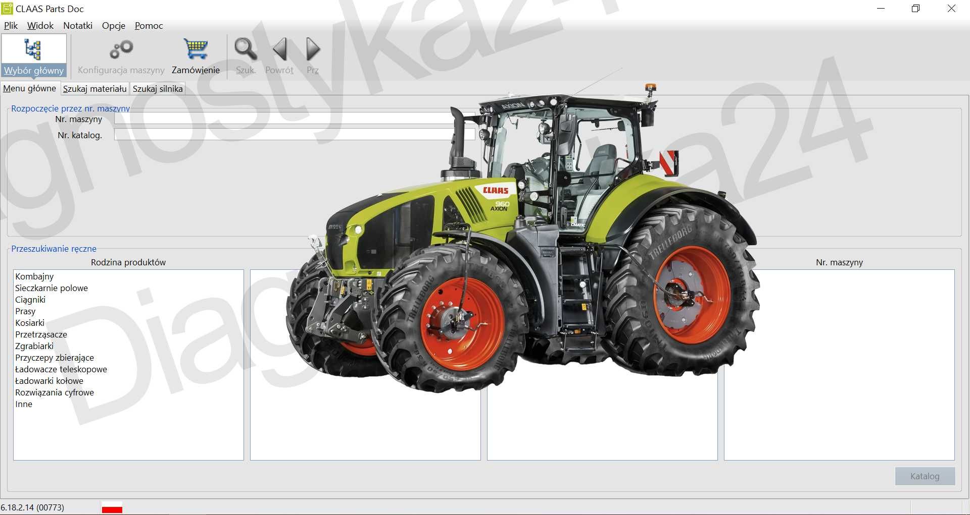 Claas Parts Doc2022 Pełny Katalog Części Maszyny Rolnicze Axion Lexion