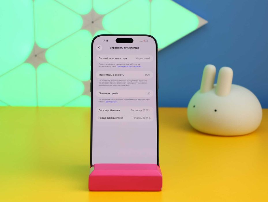 Смартфон Apple iPhone 16 Pro Max 256GB Black (152166) Б/У З ГАРАНТІЄЮ