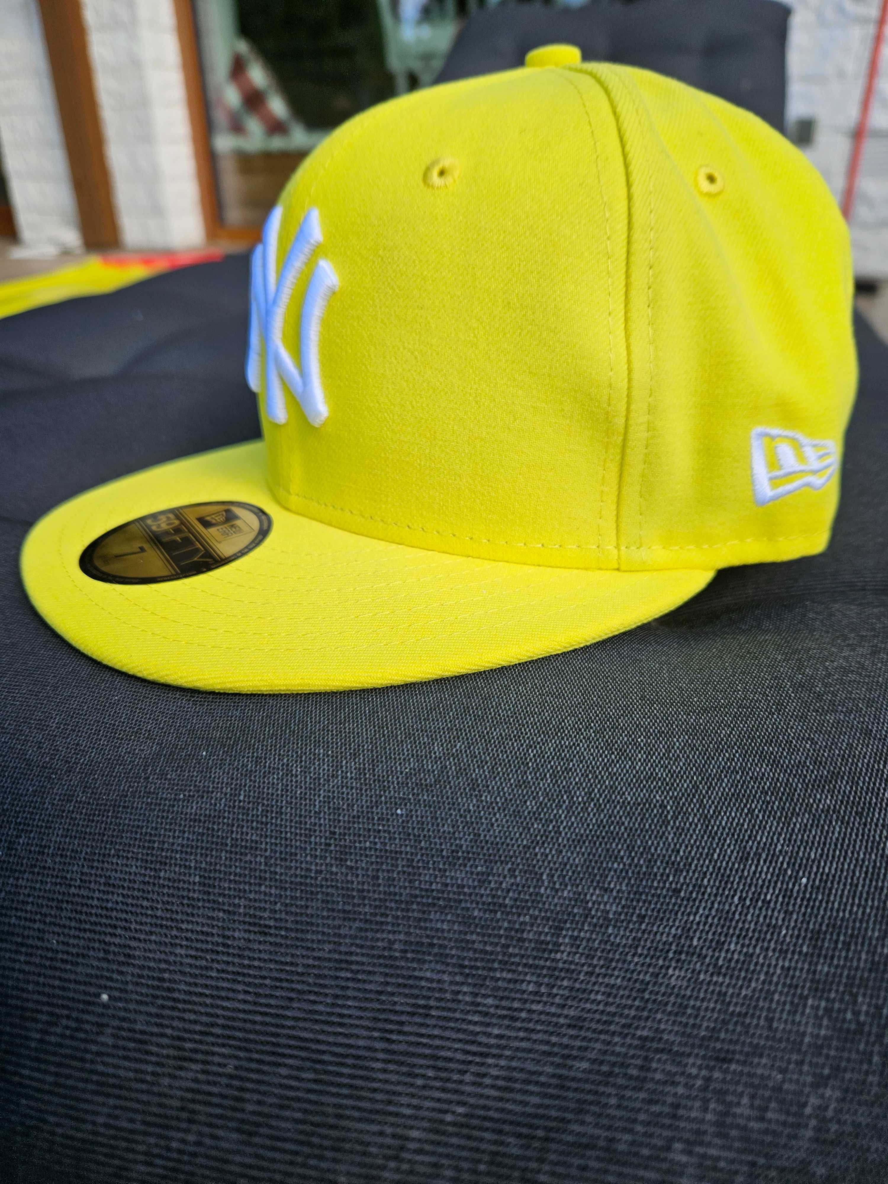 Czapka NY NEW ERA żółta