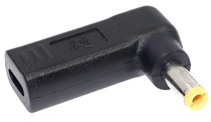 USB-C PD DC jack 5.5x2.5 19-20V 65W