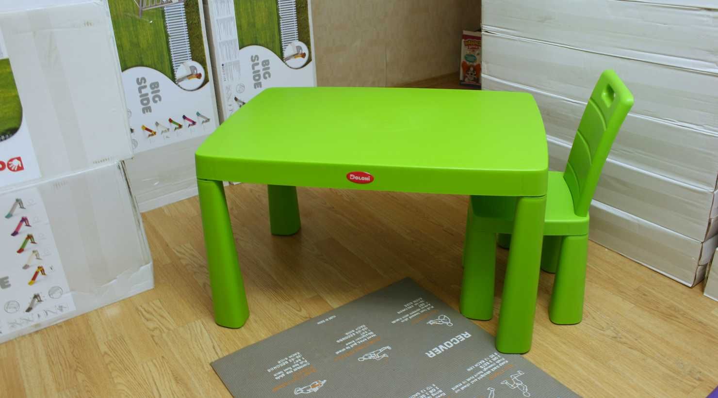 Столик два стільчика долоні пластиковий стіл стол стулья doloni