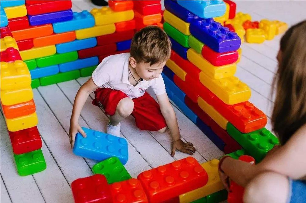 Конструктор дитячий з великих блоків МегаКуб розвиваючий для дітей