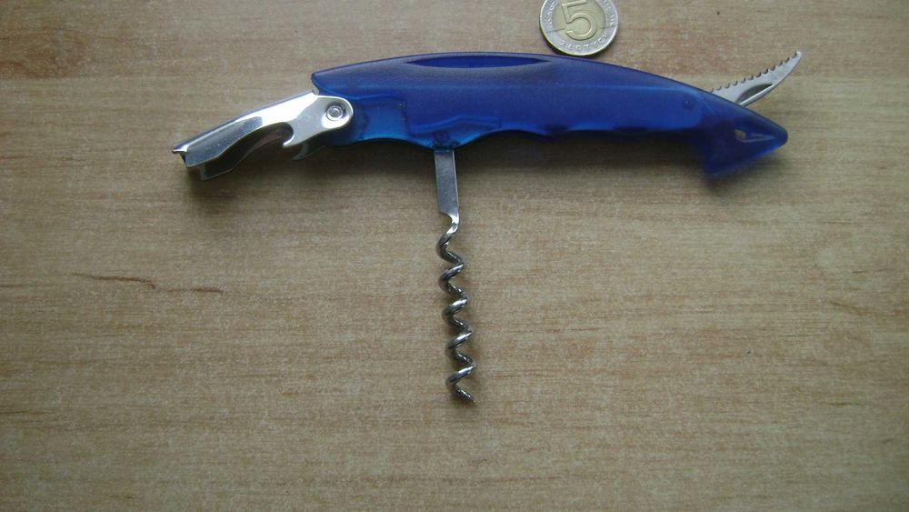 Starocie z PRL - Stare sztućce = Korkociąg wielofunkcyjny