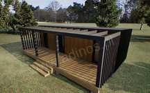 Domek letniskowy 35m2 + Taras 23m2 + Pergola nad Tarasem