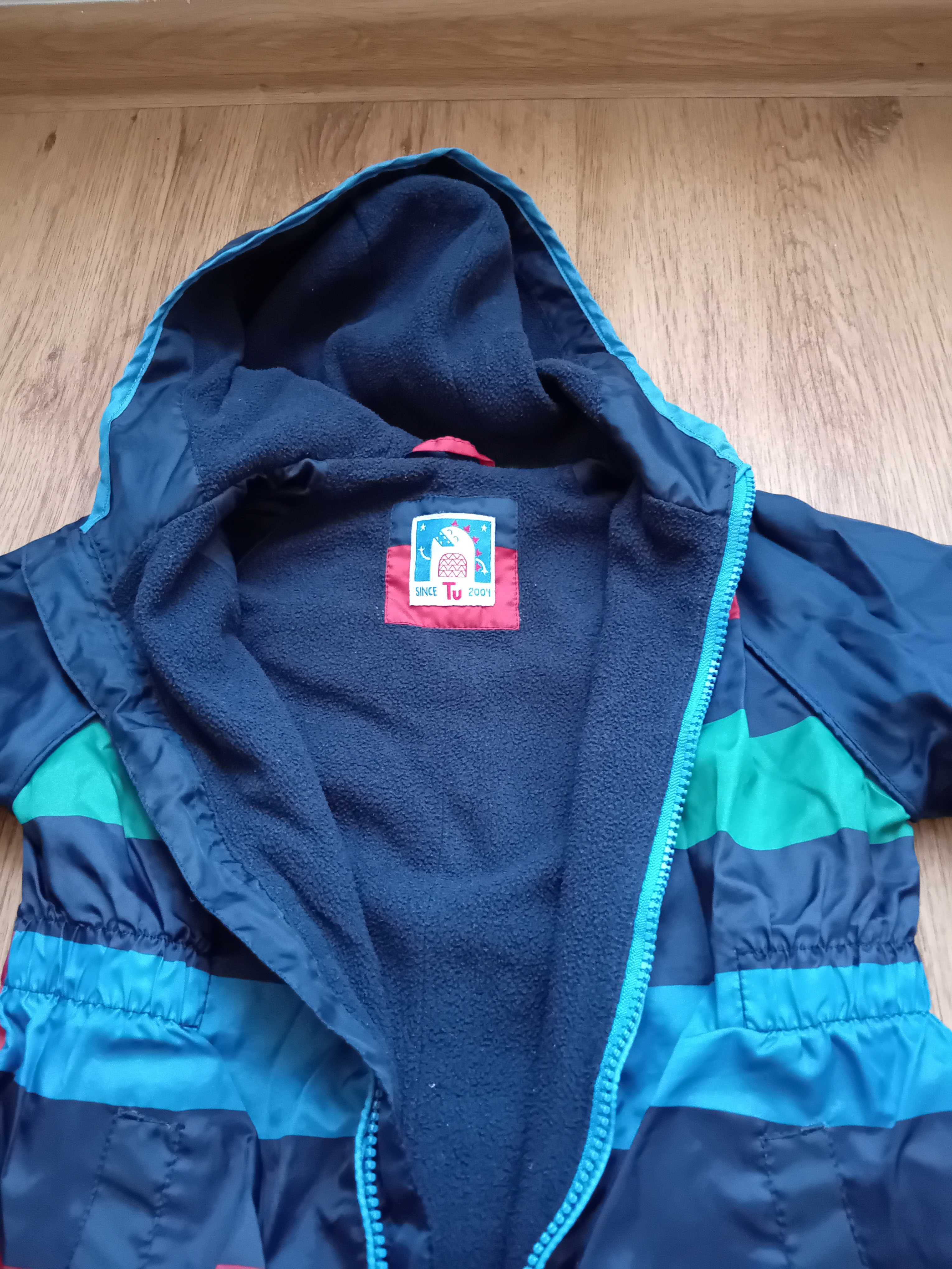 Kombinezon cienki polarowo-ortalionowy rozmiar 80-86cm (1-1,5roku)