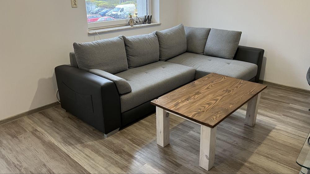 Narożnik z funkcja spania duży