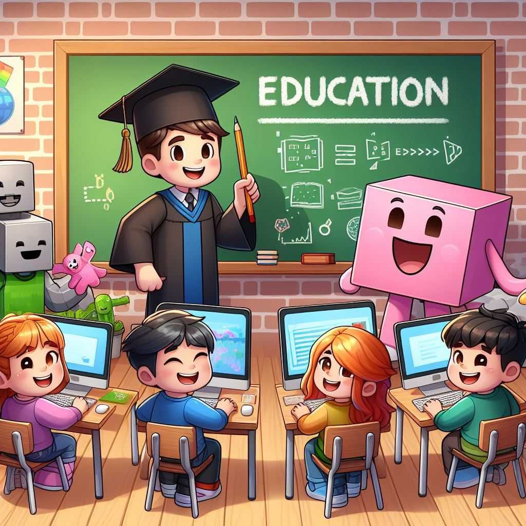 Школа программирования Minecraft Education,создания игр Roblox Studio