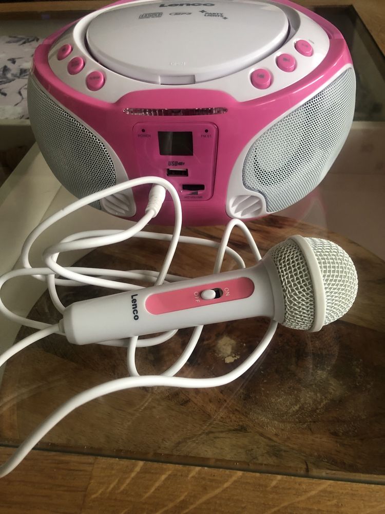 Radioodtwarzacz Lenco SCD-650 Różowy