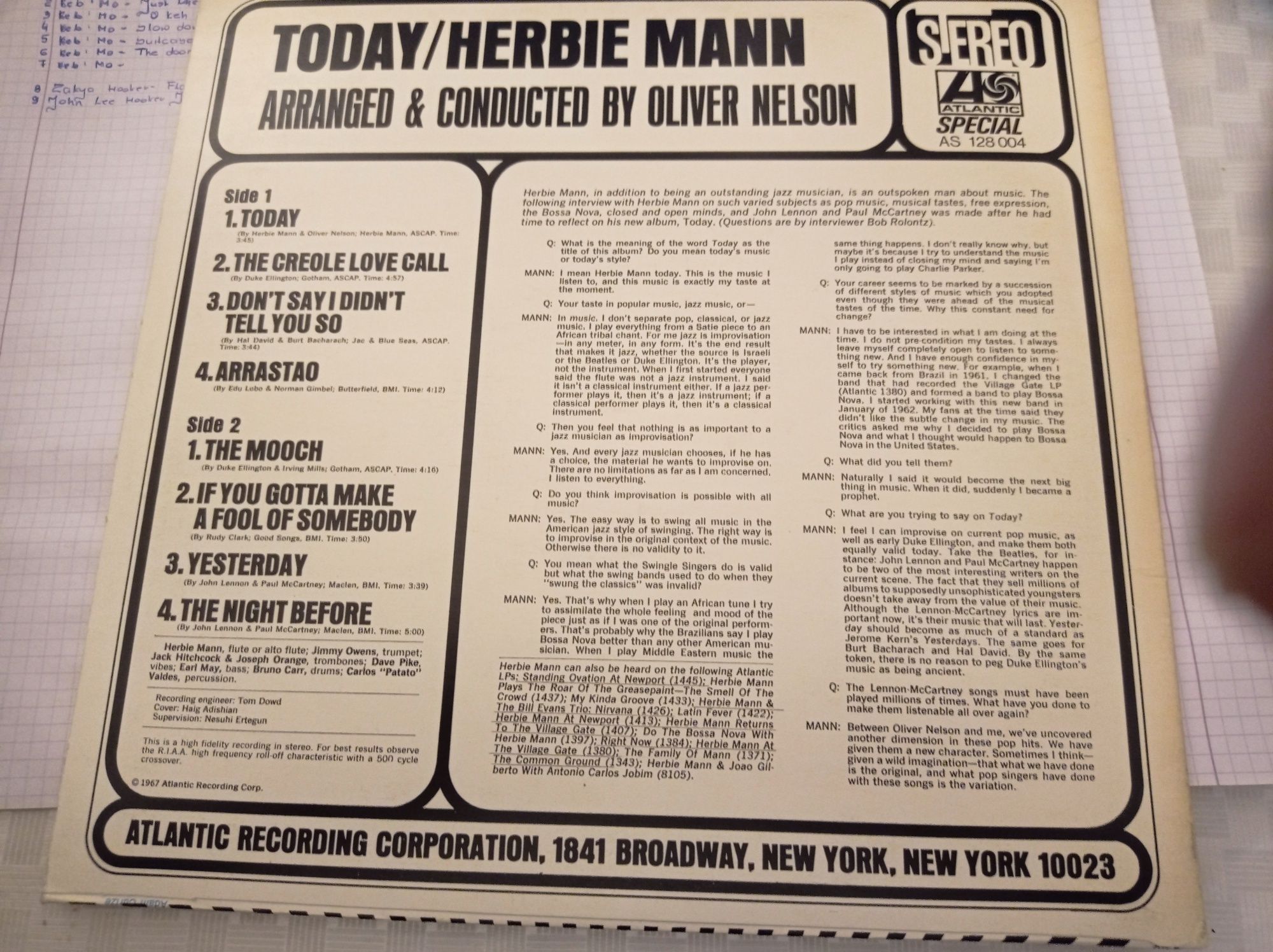 Herbie Mann - Today