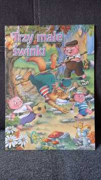 Książka A4 bajki d/dzieci Trzy małe świnki - przepiękne ilustracje sup
