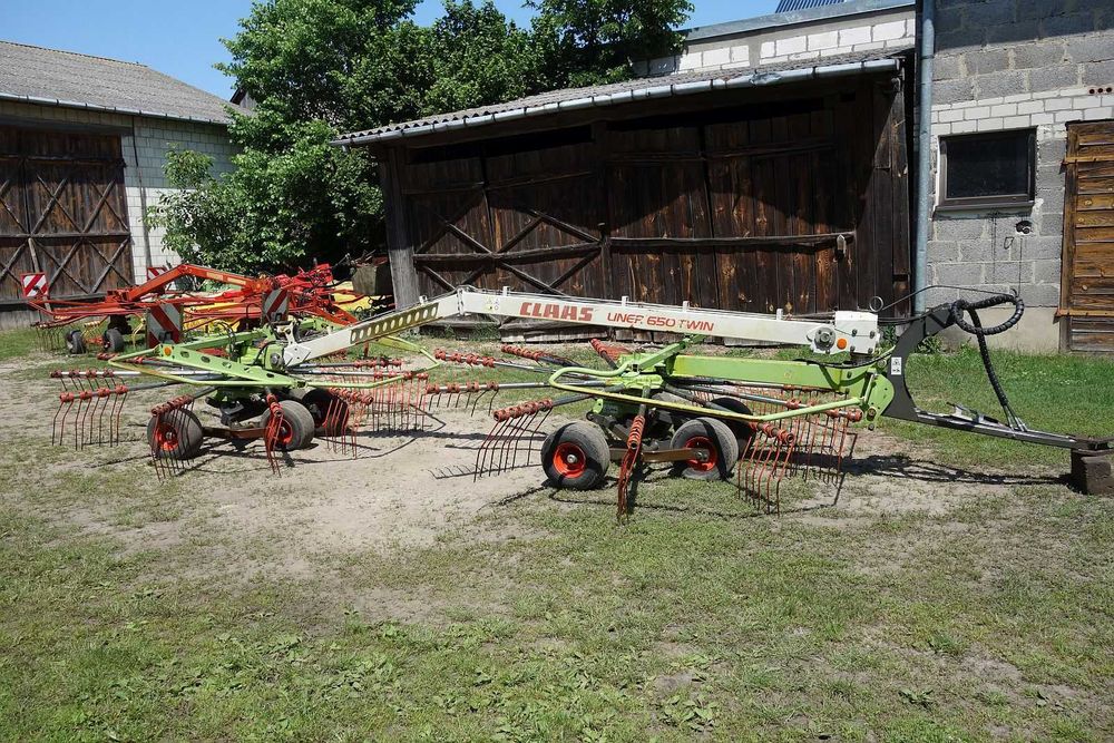 Zgrabiarka Claas Liner 650 TWIN, dwie karuzele, tandemy