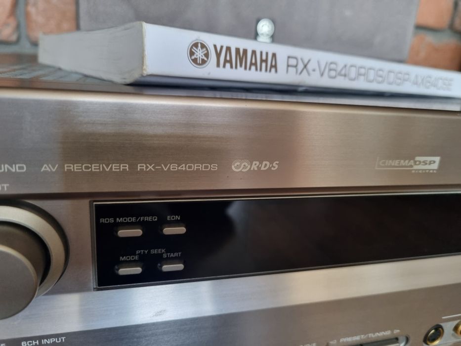 Kino domowe Yamaha RX-V640 RDS amplituner YST-SW015 subwoofer, NX-430