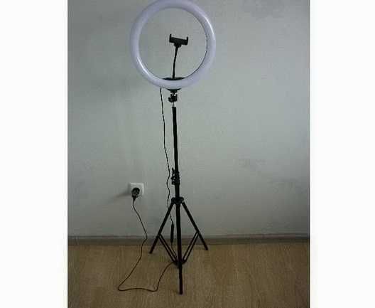 Кільцева лампа RGB MJ 260 Soft Ring Light 26 см, Світлове кільце Селфи