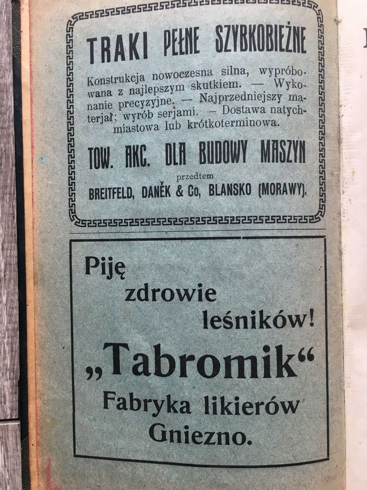 Leśnik Polski 1922 podręcznik i kalendarz leśnictwo łowiectwo
