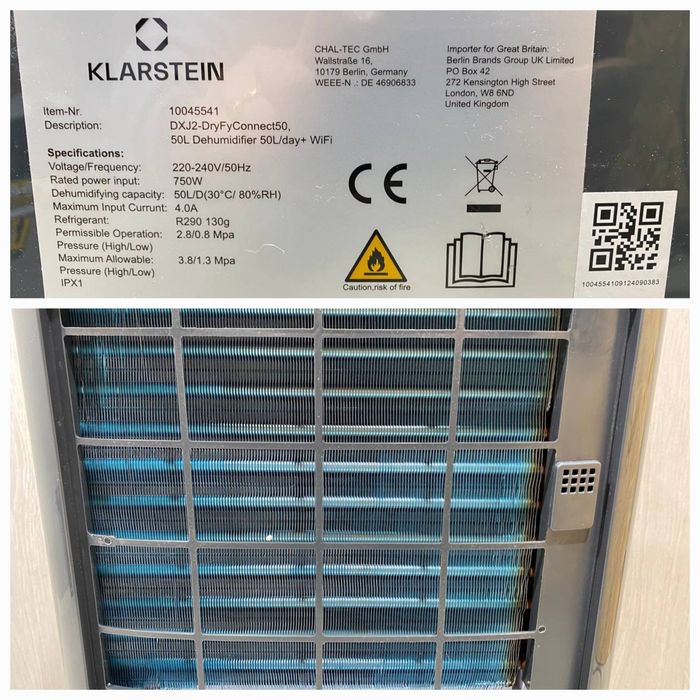 Осушувач повітря KLARSTEIN з Німеччини / Осушитель воздуха из Германии