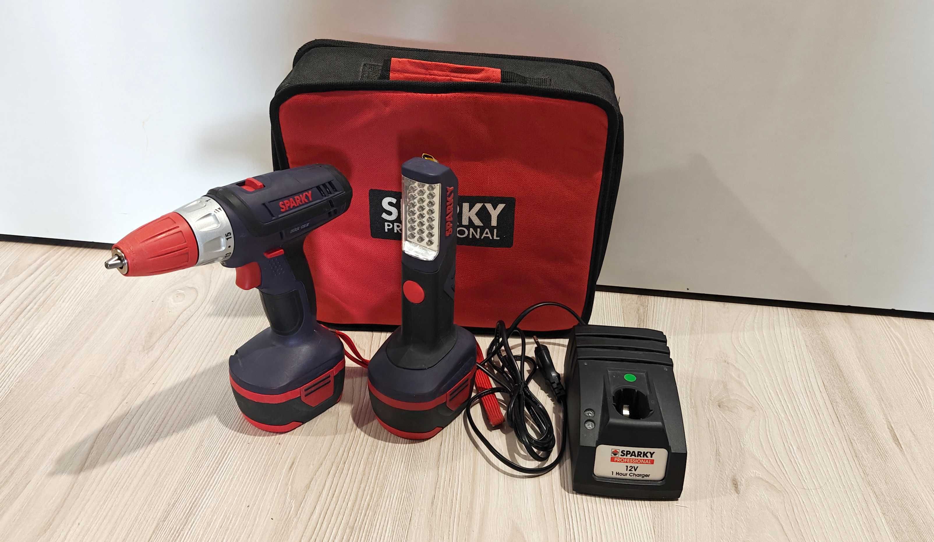 Wkrętarka SPARKY PROFESSIONAL BR2 12E + Latarka Walizka