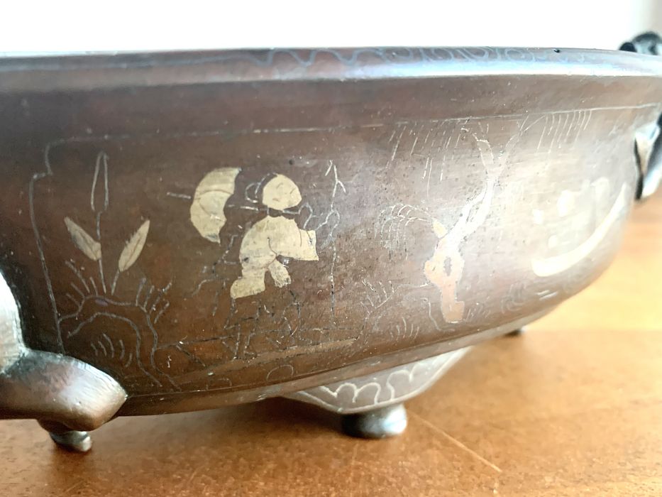 Queimador de incenso e base