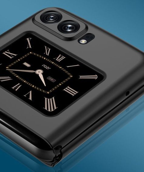 NOWE Etui do Motorola 2022 5G Czarne Wbudowane Szkło Hartowane