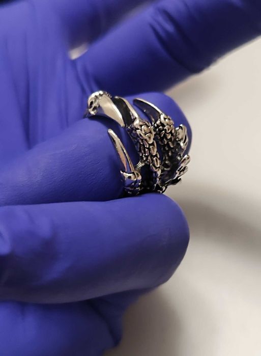 Кільце кольцо кілечко каблучка біжутерія рептилія кігті когти дракон