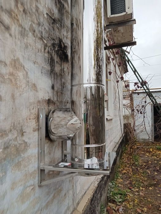 Монтаж труб дымохода + монтаж камина + ремонт