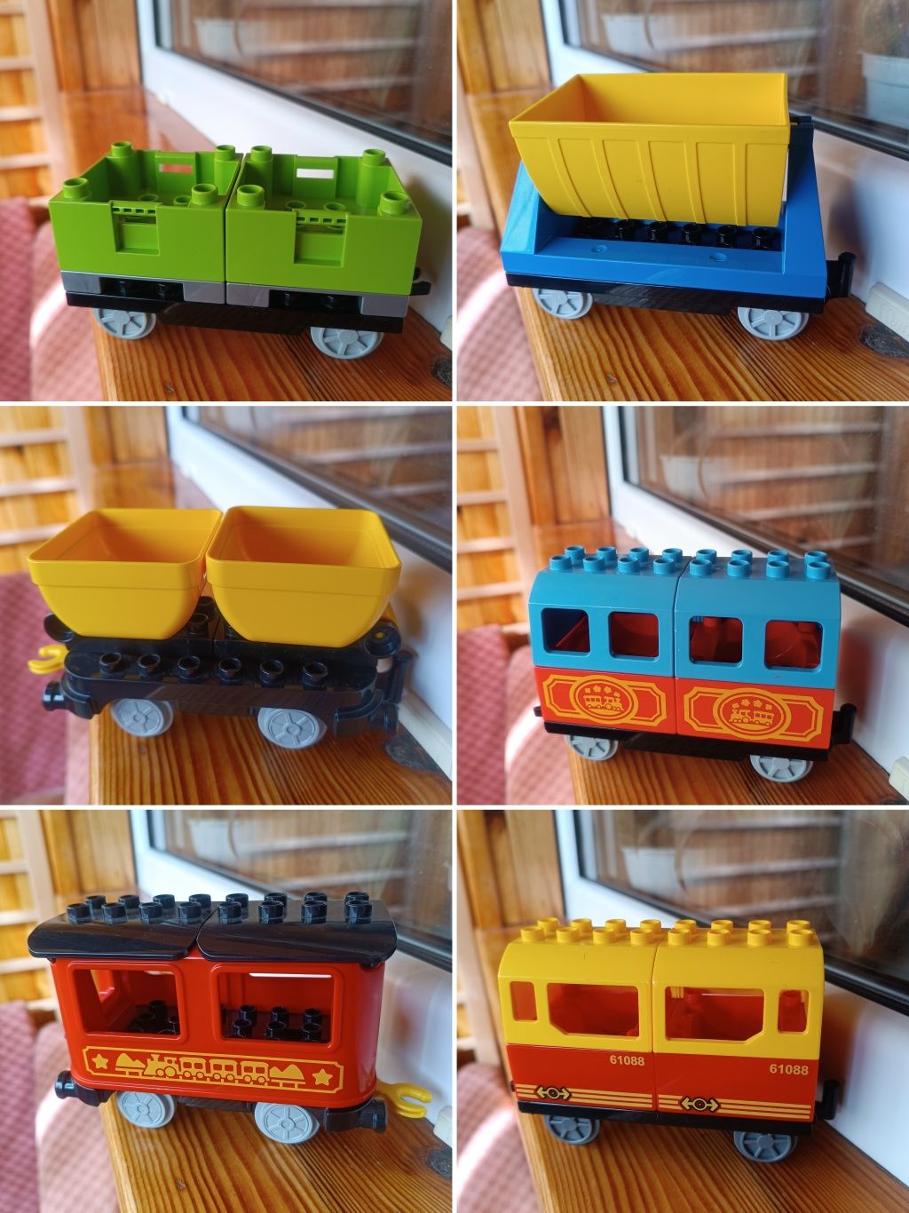 Вагоны для Лего Дупло железной дороги